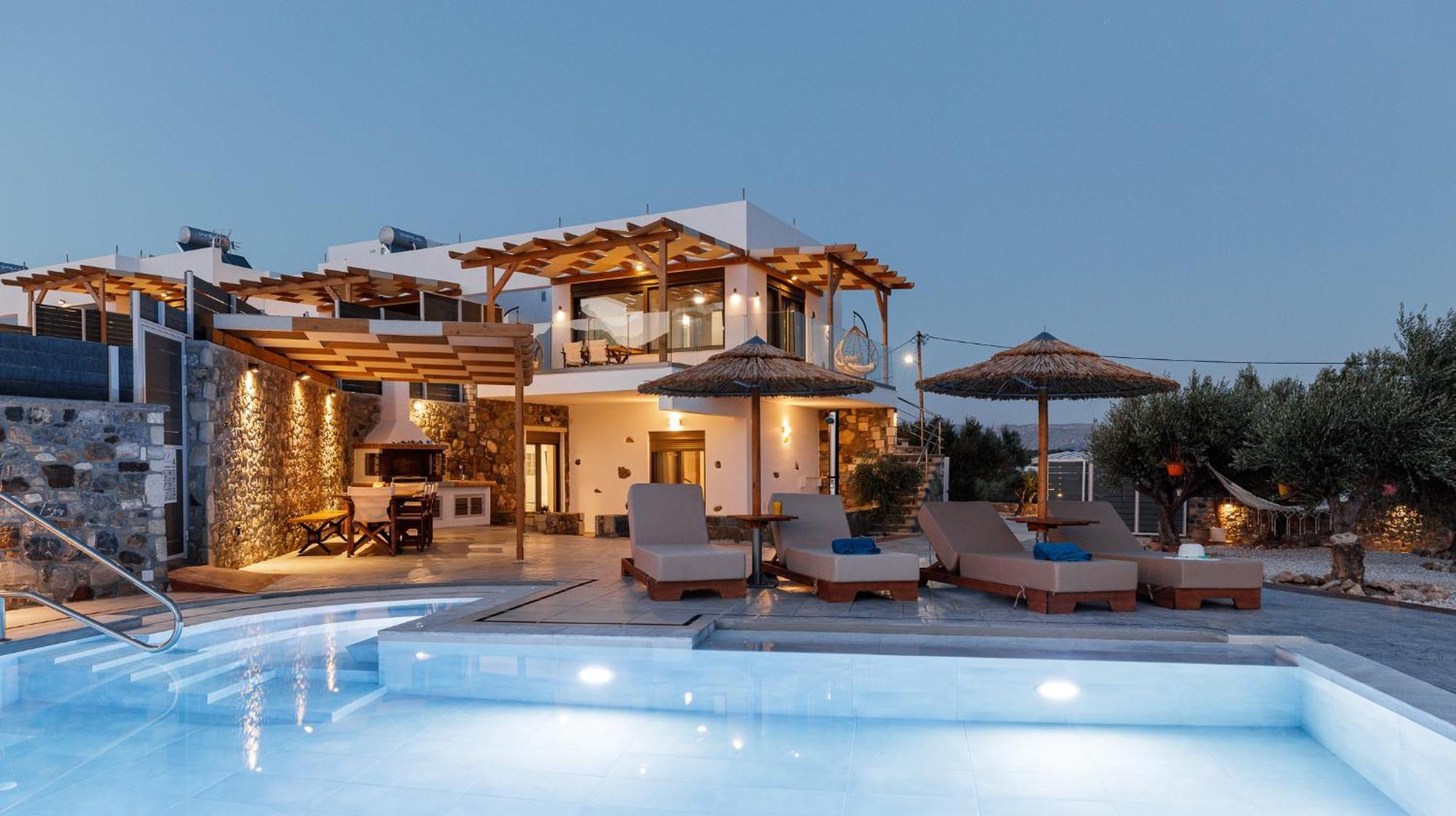 Mediterranean View Villa Makrýgialos Extérieur photo